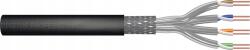 ASSMANN CAT 7 S-FTP outdoor installation cable, 1200 MHz PE, inner Fca (PE), AWG 23/1, 100 m, sx, black (DK-1741-V-1-OD) (DK-1741-V-1-OD)