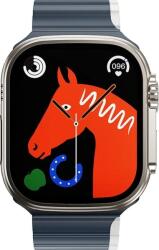 Hoco Apple Watch Series 10 42 mm HOCO AS102 Pótszíj Egyedi Méret, Mágneses, Sötétkék/Fehér ( )