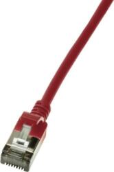 LogiLink Slim U/FTP hálózati kábel Vörös 0, 3 M Cat6a U/FTP (STP) (CQ9014S) (CQ9014S)