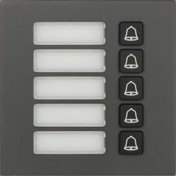 Dahua Dahua VTO4202FB-MB5 VTO4202F-P moduláris kültéri főegységhez/5 nyomógombos/fekete bővítő modul (VTO4202FB-MB5) (VTO4202FB-MB5)