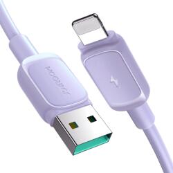 JOYROOM S-AL012A141P USB Type-A apa - Lightning apa Adat és töltő kábel - Lila (1.2m) (S-AL012A141P) (S-AL012A141P)