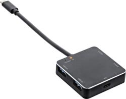 InLine 35392A hálózati csatlakozó USB 3.2 Gen 1 (3.1 Gen 1) Type-A 5000 Mbit/s Fekete (35392A) (35392A)