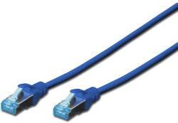 ASSMANN DK-1531-005/B Prémium SF/UTP CAT5e Patch kábel 0.5m Kék (DK-1531-005/B) (DK-1531-005/B)