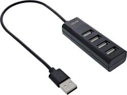 InLine 33293H hálózati csatlakozó USB 3.2 Gen 1 (3.1 Gen 1) Type-A 480 Mbit/s Fekete (33293H) (33293H)