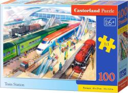 Castorland B-111190 kirakós játék 100 db Vonat (464051) (464051)