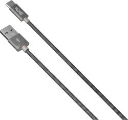 YENKEE USB A 2.0 / USB C szinkronizáló és töltőkábel 2m szürke (YCU 302 GY) (YCU 302 GY) (YCU 302 GY)