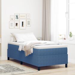 vidaXL Boxspring Ágy Kék 80x200 cm Cordurany Anyag (3337380)