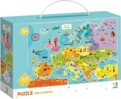 dodo Európa térkép 100db-os puzzle (DOP300124) (406219) (406219)