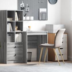 vidaXL Íróasztal Szürke sonoma Forgácslap 60 x 50 x 76 cm Egyszerű (869415)