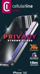 Cellularline Cellularline 8018080492648 Adatvédelmi képernyővédő Apple 1 db (XTRSPYGLASIPHSE4) (XTRSPYGLASIPHSE4)
