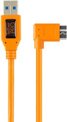 Tether Tools USB-A apa - MicroUSB-B apa 3.0 Adat és töltő kábel - Narancssárga (0.5m) (CU61RT02-ORG) (CU61RT02-ORG)