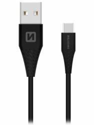 SWISSTEN 71504401 USB-A apa - USB-C apa 3.1 Adat és töltő kábel - Fekete (1.5m) (71504401) (71504401)