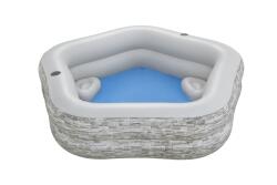 Bestway Family Pool TruPrint ötszögletű medence (213 x 206 x 53 cm ) (54423) (54423)