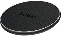 SAVIO SAVLA-08 Vezeték nélküli töltő - Fekete (15W) (SAVLA-08) (SAVLA-08)
