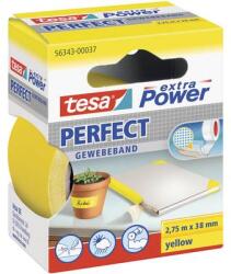 tesa Szövetbetétes ragasztószalag, sárga, 2, 75 m x 38 mm, tesa® extra Power (56343-37-2) (56343-37-2)