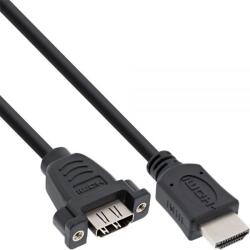 InLine 17500B HDMI kábel 0, 6 M HDMI A-típus (Standard) Fekete (17500B) (17500B)