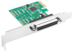 Lanberg PCE-LPT-001 LPT Port bővítő PCIe kártya (PCE-LPT-001) (PCE-LPT-001)
