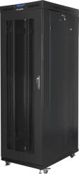 Lanberg 19" szabadon álló rack szekrény 27U/800X1200 lapraszerelt perforált ajtó, LCD kijelző, fekete (FF01-8227-23BL) (FF01-8227-23BL)