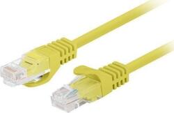 Lanberg PCU6-20CC U/UTP Cat6 RJ45 Patch kábel 3m - Sárga 10-es csomag (PCU6-20CC-0300-Y) (PCU6-20CC-0300-Y)