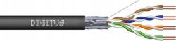 ASSMANN CAT 5e F-UTP outdoor installation cable, 250 MHz Fca (PVC), AWG 23/1, 305 m drum, sx, black (DK-TP622) (DK-TP622)
