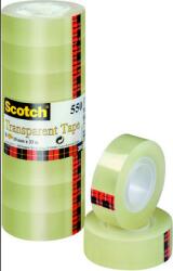 3M 5501933 7100029315 Ragasztószalag Scotch® 550 Átlátszó (H x Sz) 33 m x 19 mm 8 db (7100029315) (7100029315)