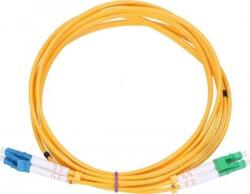 Extralink PATCHCORD LC/UPC-LC/APC SM 9/125 Duplex 2m - 2 m InfiniBand és száloptikai kábel FTTH Sárga (EX. 1377) (EX.1377)