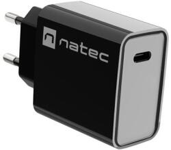 NATEC Ribera NUC-2060 USB-C Hálózati töltő - Fekete (20W) (NUC-2060) (NUC-2060)