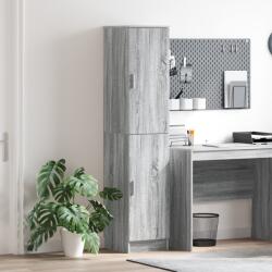 vidaXL Büfé Szekrény Szürke sonoma MDF Közepes Büfé szekrény (869335)