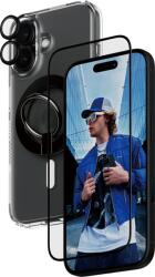 Panzer PG 4-in-1 Bundle iPhone 16 6.1Inch Átlátszó képernyővédő Apple 1 db (B1291+2861+1283+S) (B1291+2861+1283+S)