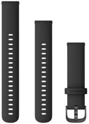 Garmin óraszíj Vivoactive 4S fekete szilikon (18 mm) (010-12932-01) (G010-12932-01) (G010-12932-01)