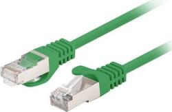 Lanberg PCF6-20CC F/UTP Cat6 RJ45 Patch kábel 0.25m - Zöld 10-es csomag (PCF6-20CC-0025-G) (PCF6-20CC-0025-G)