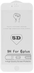 Apple iPhone 7 Plus/8 Plus 5D Full Glue Hajlított Edzett üveg kijelzővédő - Fehér (25660) (25660)