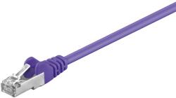 Goobay SF/UTP CAT5e Patch kábel 0.5m - Lila (93512) (93512)