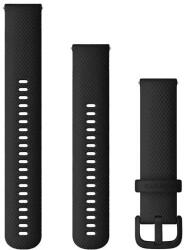 Garmin Quick Release fekete szilikon óraszíj 20mm (010-13021-03) (g010-13021-03) (g010-13021-03)