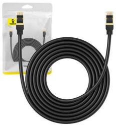 Baseus Cat8 Ethernet RJ45 hálózati kábel 40Gbps, 5m fekete (B0013320A111-05) (B0013320A111-05) (B0013320A111-05)