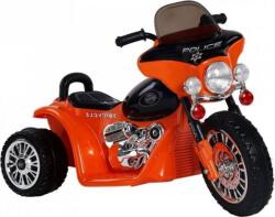 LEAN Toys JT Police 4356 6 V Elektromos Kismotor - Narancs (4356-uniw) (4356-uniw)