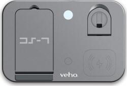 Veho DS-7 Qi Ezüst Vezeték nélkül tölthető Gyorstöltés Beltéri (VWC-004-DS7) (VWC-004-DS7)