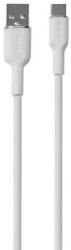 SBS Puro Soft USB-A apa - USB-C apa 2.0 Adat és töltő kábel - Fehér (1.5m) (PUUSBCICONWHI) (PUUSBCICONWHI)