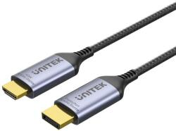 Unitek V1610A01 Displayport 1.4 apa - HDMI 2.1 apa Kábel 1.8m - Fekete (V1610A01) (V1610A01)