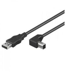 TECHLY ICOC U-AB-30-ANG USB kábel 3 M USB 2.0 USB A USB B Fekete (ICOC-U-AB-30-ANG) (ICOC-U-AB-30-ANG)