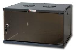 TECHLY I-CASE ER-1009B60 állvány 9U Falra szerelhető állvány Fekete (101614) (101614)