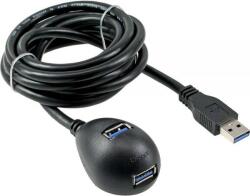 InLine 35653 USB kábel USB 3.2 Gen 1 (3.1 Gen 1) 3 M USB A 2 x USB A Fekete (35653) (35653)