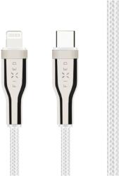 FIXED USB-C - Lightning harisnyázott kábel 2m fehér (FIXDB-CL2-WH) (FIXDB-CL2-WH) (FIXDB-CL2-WH)