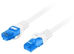 Lanberg S/FTP CAT6a Patch kábel 1m Fehér (PCF6A-10CC-0100-W) (PCF6A-10CC-0100-W)