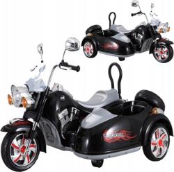 LEAN Toys SX138 Oldalkocsis Kismotor - Fekete (6447) (6447)