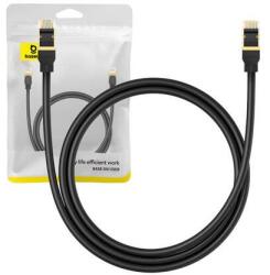 Baseus Cat8 Ethernet RJ45 hálózati kábel 40Gbps, 1m fekete (B0013320A111-01) (B0013320A111-01) (B0013320A111-01)