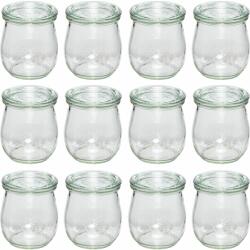 WECK 121298 Tulipán formájú üveg tároló 12 darabos készlet 220ml (121298) (121298)