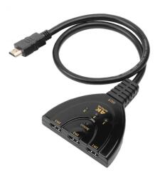 Techly IDATA HDMI-3F30 videojel kapcsoló (360042) (360042)