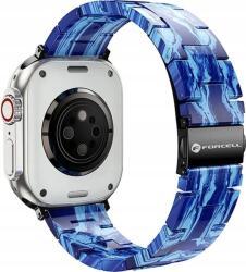 ForCell F-Design FA04 Apple Watch 38/40/41mm márvány mintás szíj, kék ( )