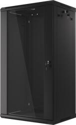 Lanberg 22U 19" fali rack szekrény 600x450mm fekete (WF01-6422-10B) (WF01-6422-10B)